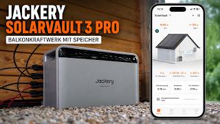 Jackery SolarVault 3 Pro im Test 🔋 Balkonkraftwerk mit Speicher einfach gemacht!