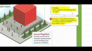 1-4 Solve Equations Using Square and Cube Roots