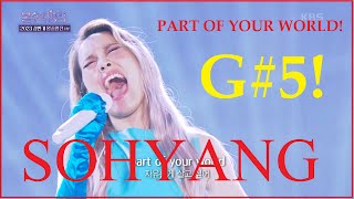 SOHYANG 소향 Part of Your World FULL VIDEO + Vocal Showcase!! (G#5) #highnotes #immortalsongs2 #2023