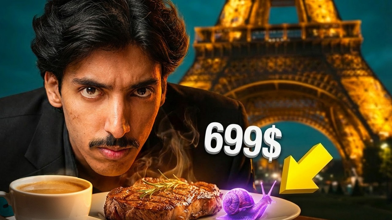 جربت الاكل الفرنسي لمدة 24 ساعة 🥐🥮 🇫🇷 !