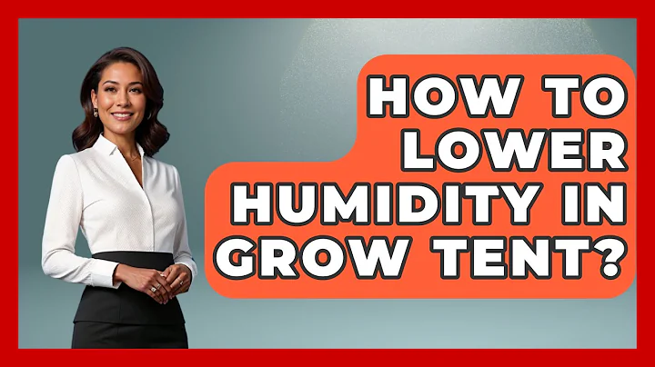 How To Lower Humidity In Grow Tent? - Weather Watchdog