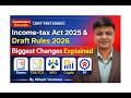 Income-tax Act 2025 & Draft Rules 2026 | Biggest Changes Explained | TDS | Forms | NPO | Crypto
