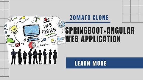 SpringBoot and Angular Full Stack Project (Zomato Clone)