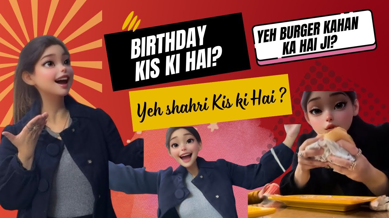 Kis Ki Thi Aaj Birthday | Kahan Se Khaya Burger | Yeh Shahri Kon Kar Rha. @Faariabeautyinspire