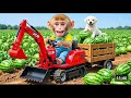 A Monkey with JCB|| And Dog