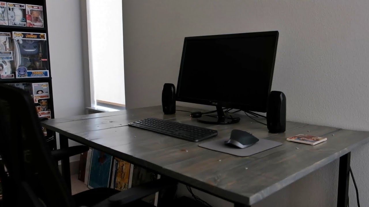 Ikea Hack Tarendo Wooden Desk Youtube