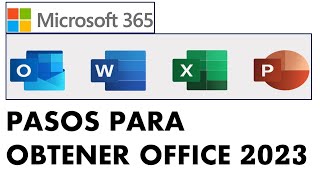 Obtener Office 2023. La versión más actualizada, con una suscripción desde  la página oficial. - YouTube