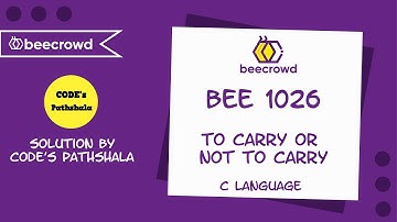Beecrowd Problem 1026 - To Carry or not to Carry solution (AD-HOC) | C language