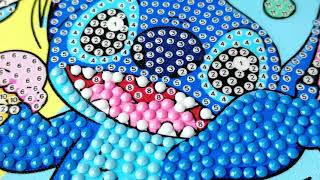 Blue Healing Stitch  #fansells  #diamondpainting  #diy   #handicraft  #relaxation