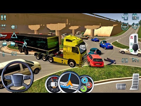 Euro Truck Driver 2018 #18 TRAFFIC FAIL! - New Truck Game Android gameplay
