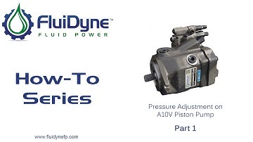 How To Change Pressure Adjustment on A10V Piston Pump - Part 1