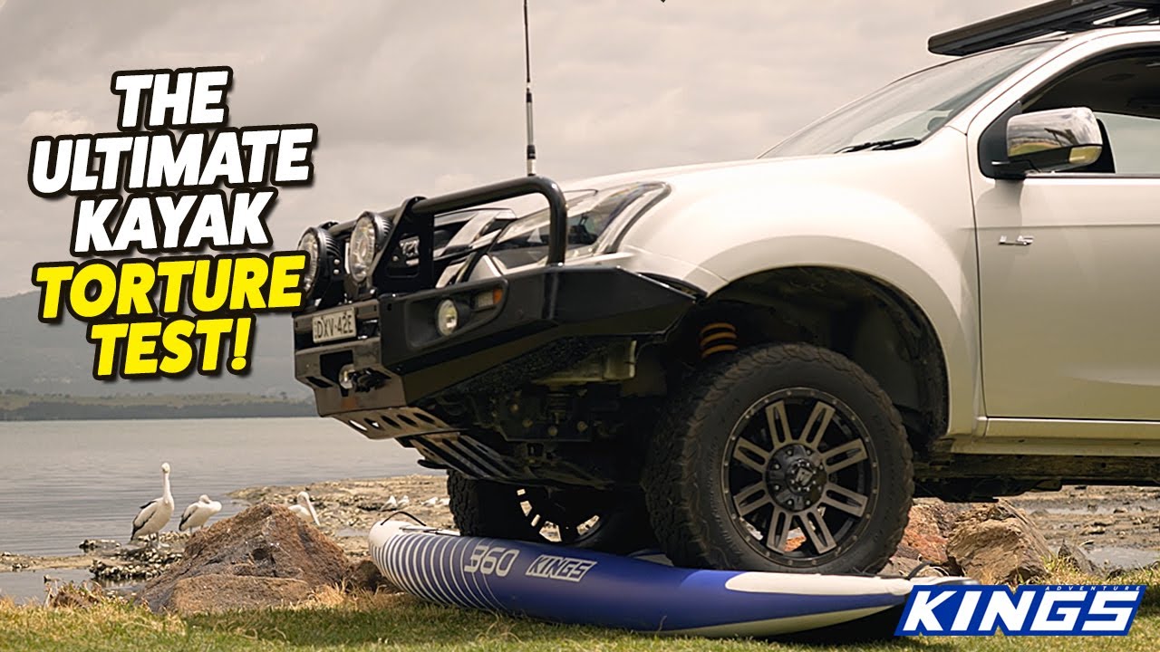 Kings Inflatable Kayak vs 2,500KG 4WD! YouTube
