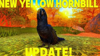 Kosing Players With The New Yellow Hornbill In Savannah Life Roblox