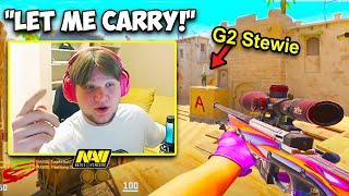 S1MPLE CARRIED NAVI PRO IN FPL! STEWIE2K NEEDS G2 CONTRACT! CS2 Twitch Clips