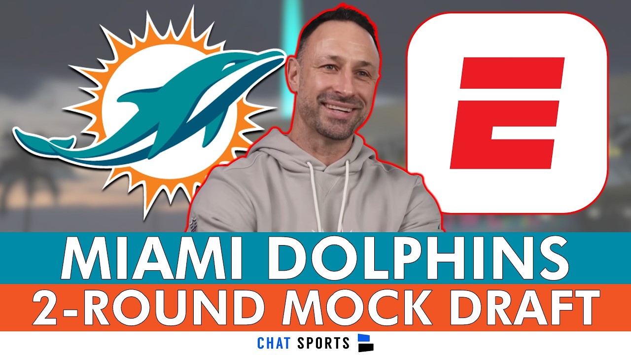 Miami Dolphins Fans Will LOVE & HATE This ESPN 2-Round NFL Mock Draft