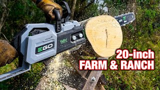 Can it BE? 56V 20' Farm and Ranch Saw  EGO 20inch Chainsaw Review [CS2000]