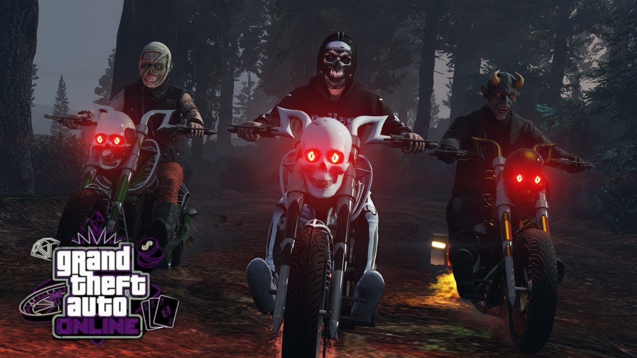 GTA 5 Online Halloween Update, halloween dlc, drip feed cars, halloween fac...