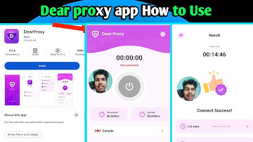 Dear proxy app kaise use kare // how to use Dear proxy app