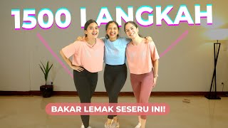 1500 LANGKAH! BAKAR LEMAK BISA SESERU INI! TANPA ALAT with Wilona \u0026 Sarah