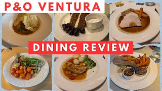 P&O Ventura | Restaurant Tour & Review | August 2025