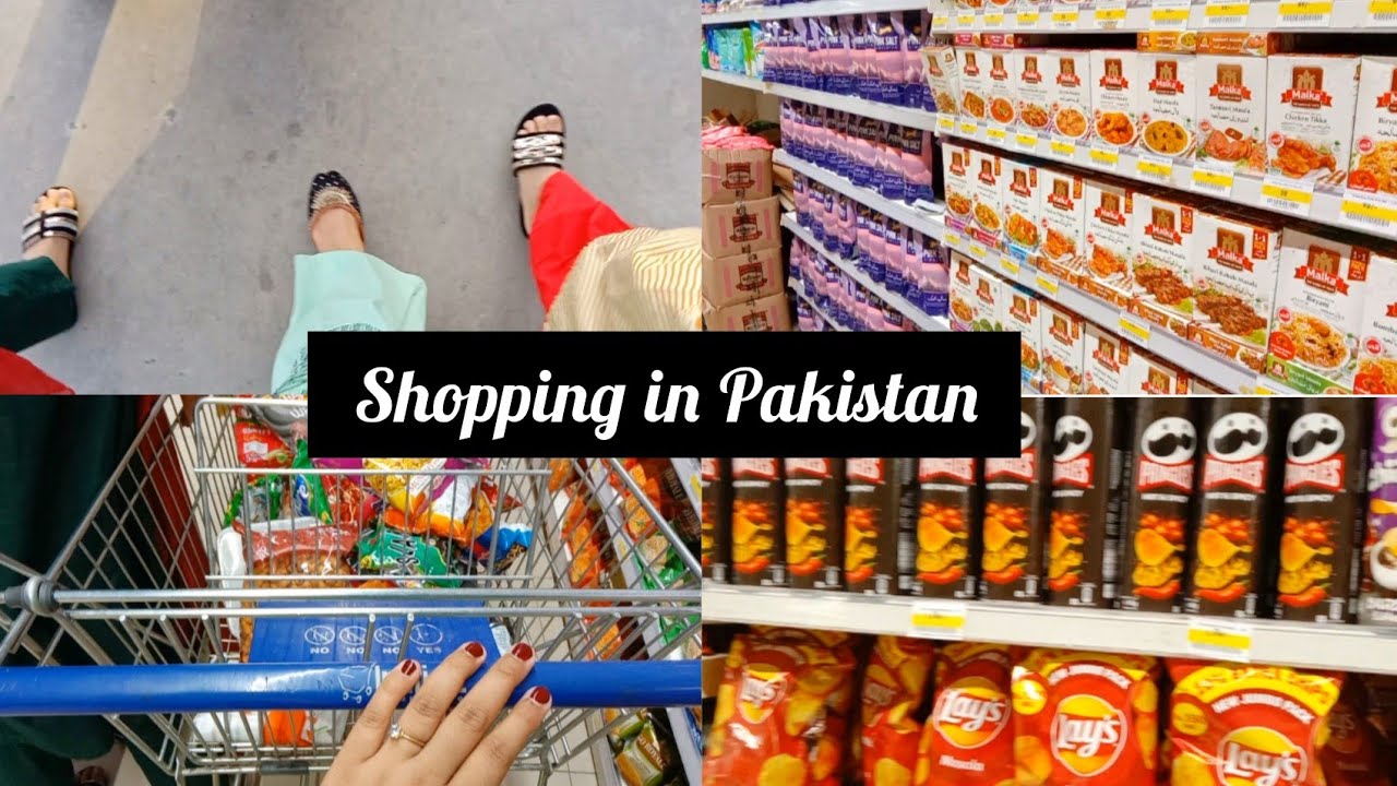 Grocery Shopping in Pakistan 🛒 | Rajpoot Sisters - YouTube