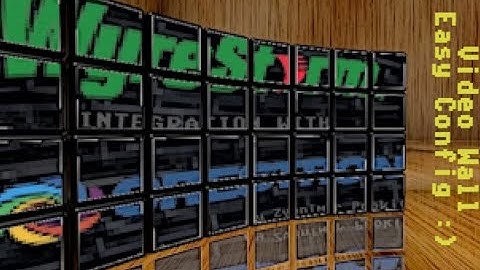 Wyrestorm video wall setup with Crestron