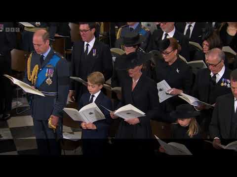 The Lords my shepherd Ill not want Hymn   Westminster Abbey Funeral of HM Queen Elizabeth II