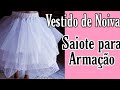 Como fazer Anágua ou Saiote para dar volume em vestidos de Festa