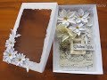 Shabby Chic Poinsettia Card