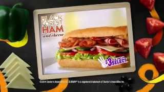 Tv Spot - Subway Black Forest Ham Cheese - Eat Fresh - 3 Six-Inch Select