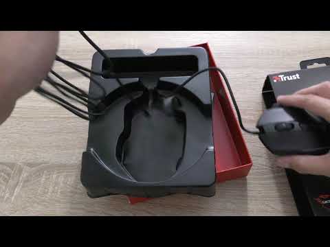 Unboxing mouse gaming Trust GXT 165 Celox