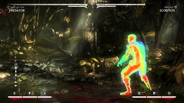 MKX: Predator Combo! 40% One Bar! Secret Brutality! Tutorial!