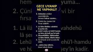 Gece Uyanınca Hemen Yapılacak 1 Şey Duanız Kabul Olsun