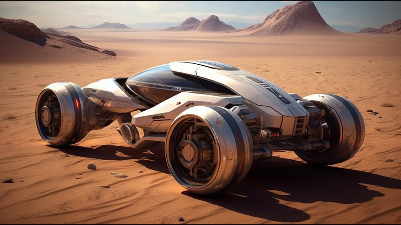 Concept car for space exploration - YouTube