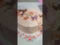 Butterfly simple cake designs one layer cake designs #cakes #shorts #spiderman
