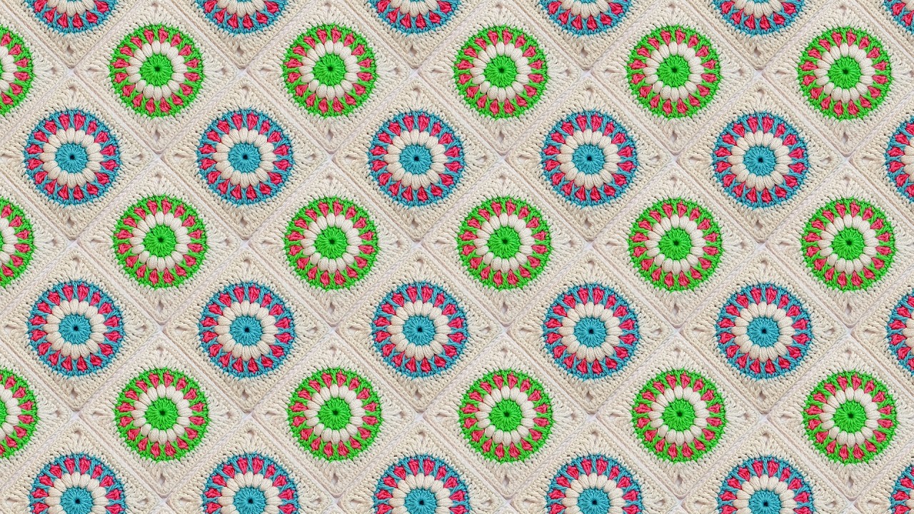 ВОСТОРГ! Вяжу эти квадратные МОТИВЫ КРЮЧКОМ и не могу остановиться! Вязание крючком. Мастер-класс.