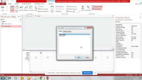 MEMBUAT DATABASE PENJUALAN - MICROSOFT ACCESS 2013 - FITRI DINA SAVIRA
