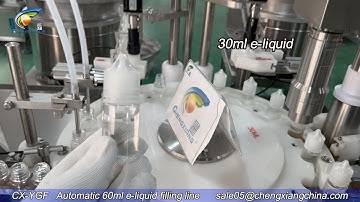 30ml e liquid ejuice bottle filling capping labeling machine/ejuice vape liquid filling line