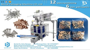 Screws nails dowels 3 kinds of furniture fittings mixing packing in one bag