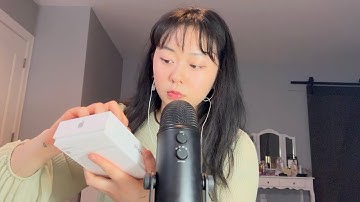 asmr tapping & scratching on random objects from my desk