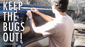 DIY Window Screens/Bug Screens for Sleeping in a Car, SUV, or Van
