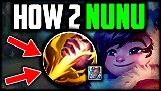 NUNU IS A BEAST! - How to Nunu & CARRY (Best AP Build/Runes) AP Nunu Guide Season 14