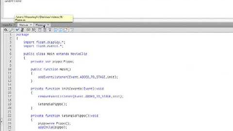 Video Corso Flash Actionscript 3.0 - proprietà e metodi statici
