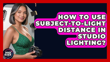 How To Use Subject-to-light Distance In Studio Lighting? - Image Review Studio