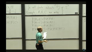 Probability Lecture 4: Independence, discrete random variables - 1st Year Student Lecture