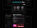🤯Animated Product Slider UI | CSS Flex Card Animation Tutorial #FQ