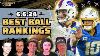 Best Ball Rankings w/ Daniel Racz, Conor O'Driscoll, Kyle Dvorchak, and Sackreligious