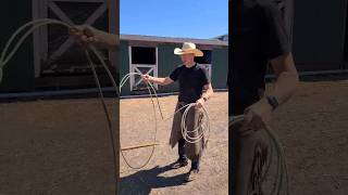 Learning To Rope #shorts #astablelife #horses #roping