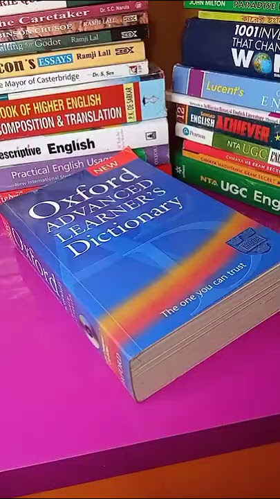 The Best Selling English Dictionary | Oxford Advanced Learner's Dictionary |Fav Book|#shortsyoutube