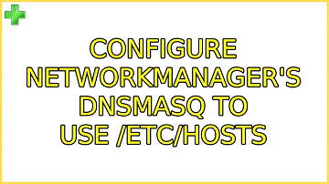 Ubuntu: Configure NetworkManager